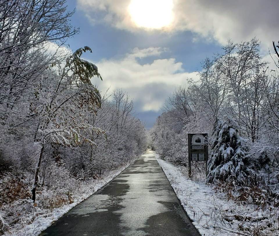 Dawn Peters Eisenbahn State Trail winter photo